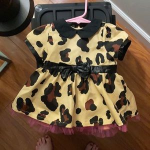 NWOT Harajuku Mini Leopard dress size 6 months